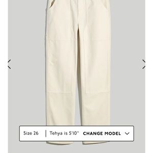 Madewell Perfect Vintage Work Wear Pant